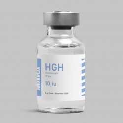 HGH (BLUE/BLACK TOPS)  5 x 100 iu's kit + FREE 2 x 10ml Testoste